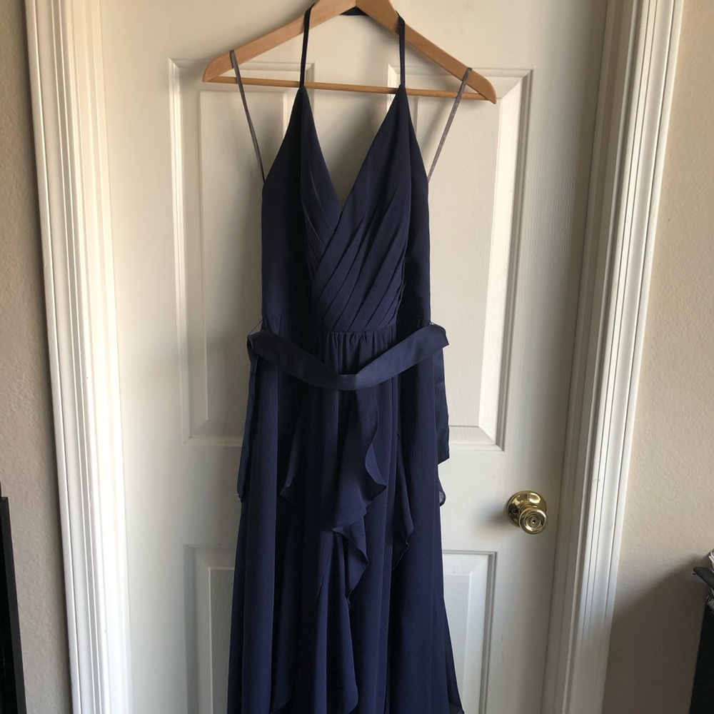 WHITE by Vera Wang Chiffon Bridesmaid dress